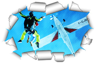 Bapteme parachute tandem
